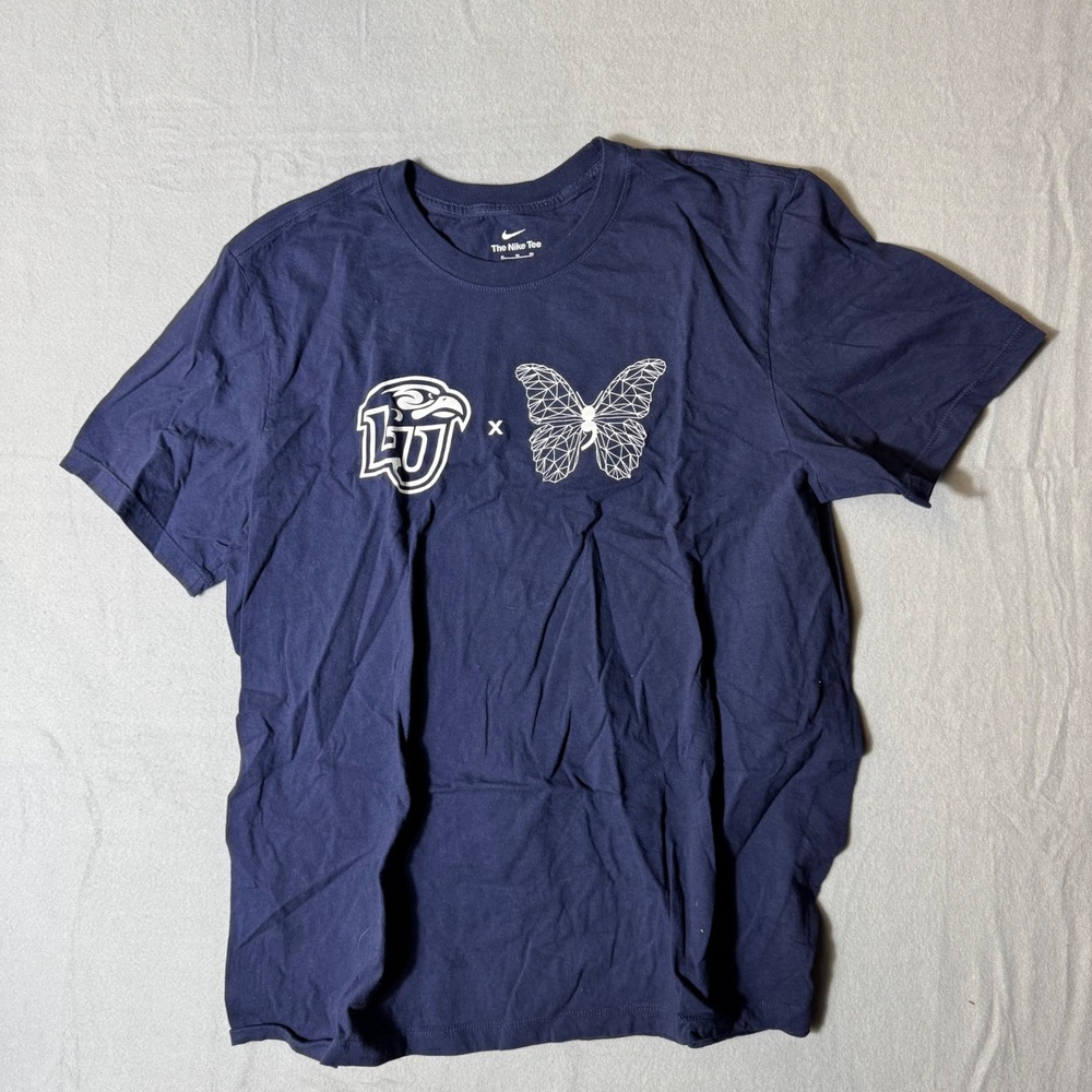 Nike Liberty University Human > Athlete Graphic T-Shirt Navy Blue XL